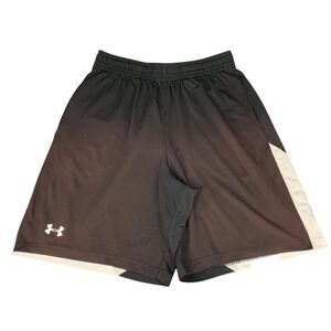 Under Armour Athletic Shorts Men's Size Large Black Faded Running Training Short